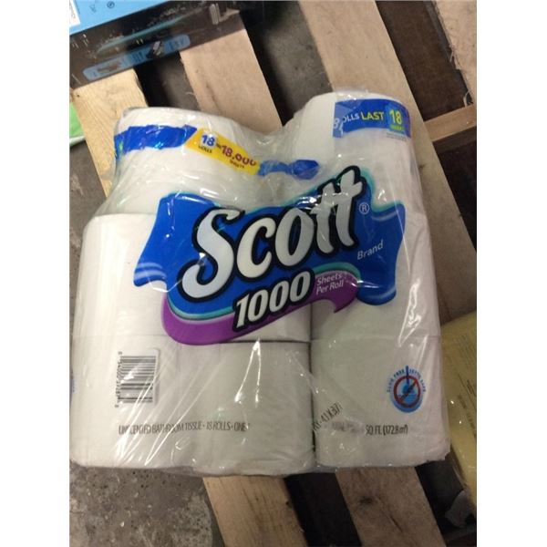 Scott’s brand toilet paper 18 rolls maybe missing a couple