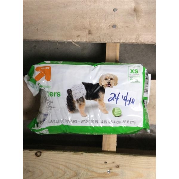 Up and up disposable diapers for dogs size extra small