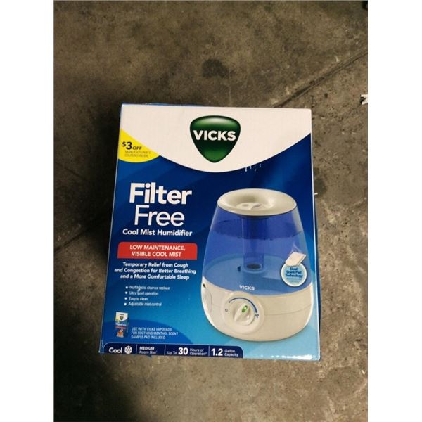 Vicks filter free cool mist humidifier