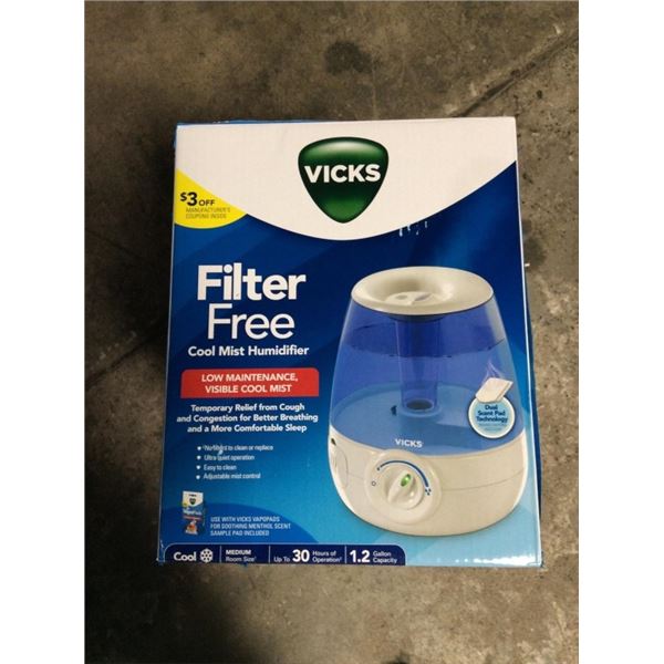 Vicks filter free cool mist humidifier