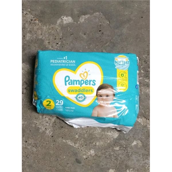 Pampers swaddlers size 2