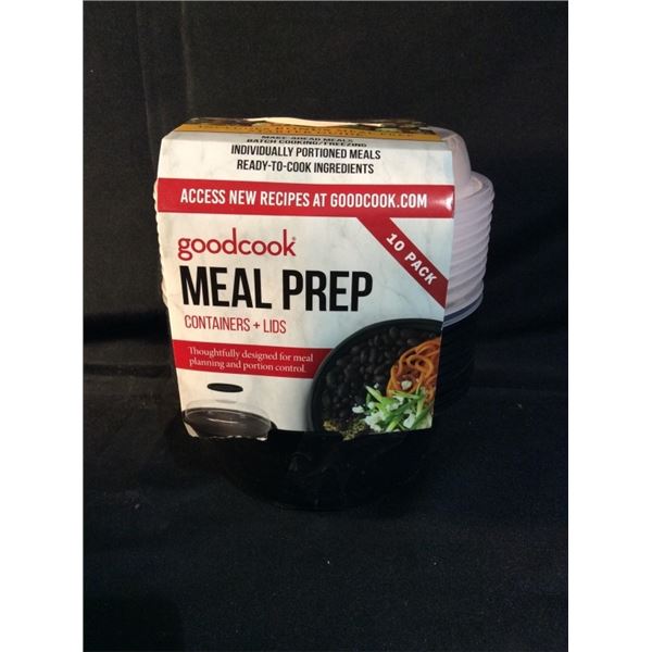 10 pack good cook meal prep containers and lids