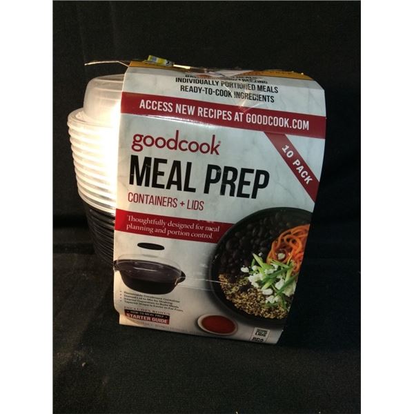 10 pack good cook meal prep containers and lids