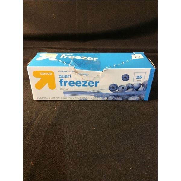 Up and up quarter freezer bags 25 bags