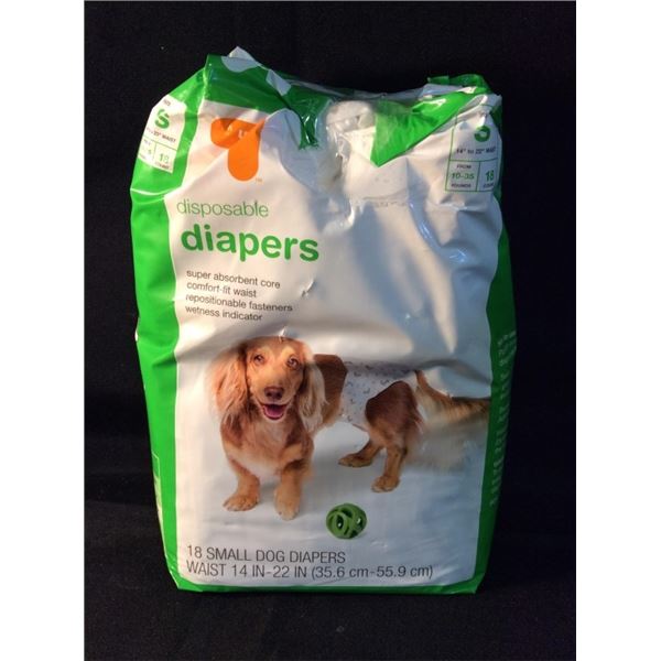 Disposable diapers for dogs size small