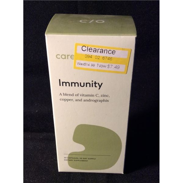 Immunity 30 capsules retails $15