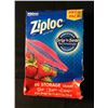 Image 1 : Ziploc 80 storage bags quart size