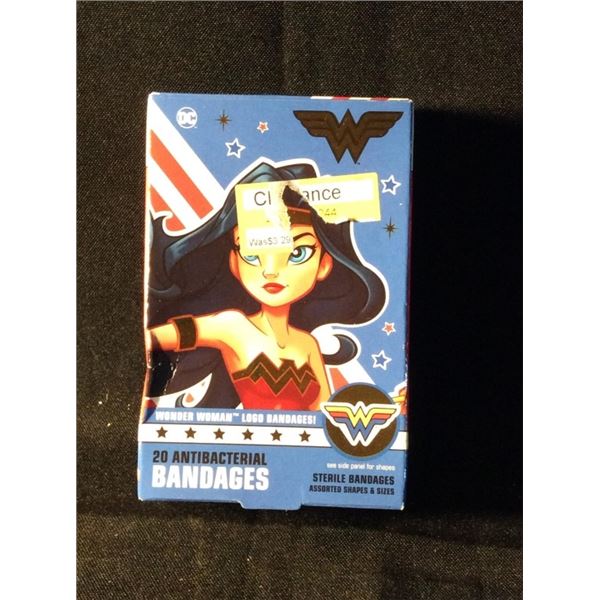 20 antibacterial wonder woman bandages