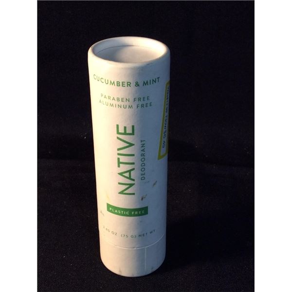 Navtive  cucumber and mint deodorant retails for $13