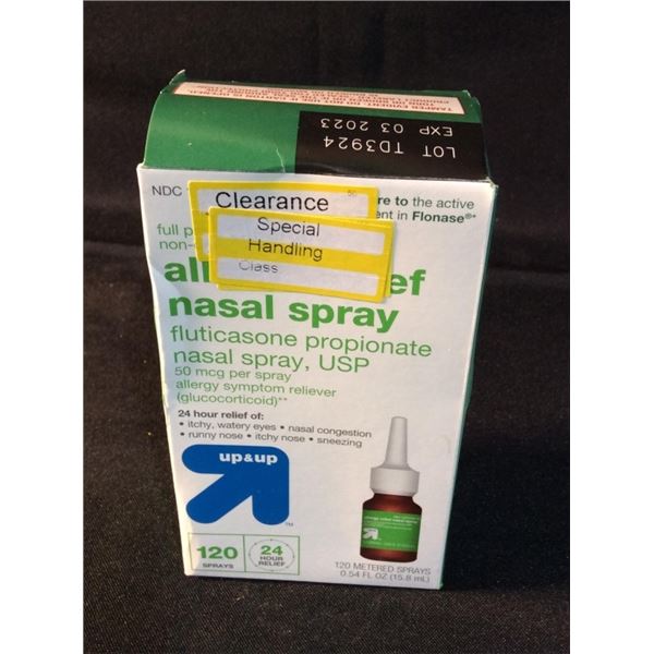 Allergy relief nasal spray