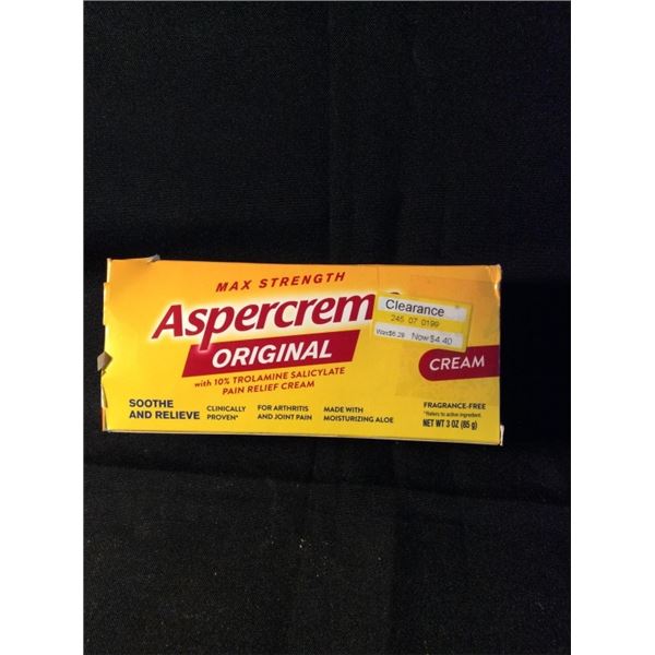 Aspercreme original pain relief cream