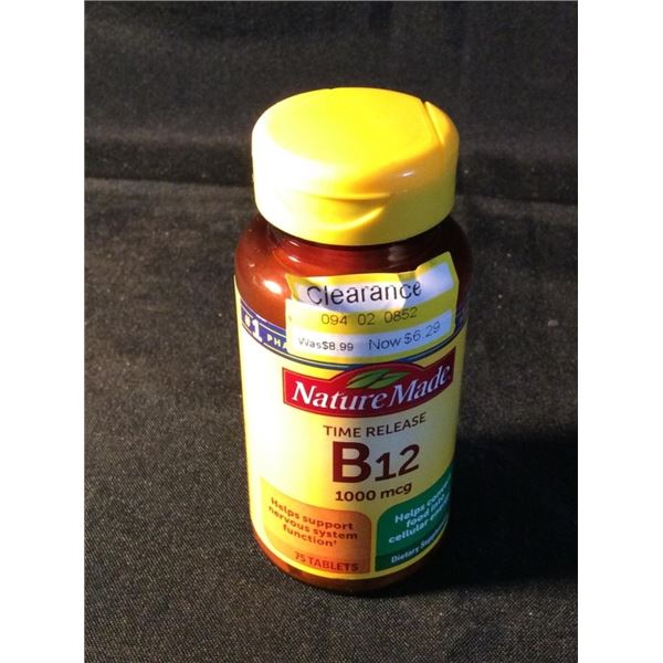 Nature made time release B12 retails for $9