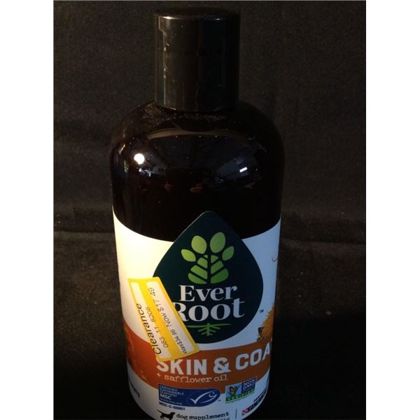 Retails for $35 made by Purina  ever route skin and coat dog supplement