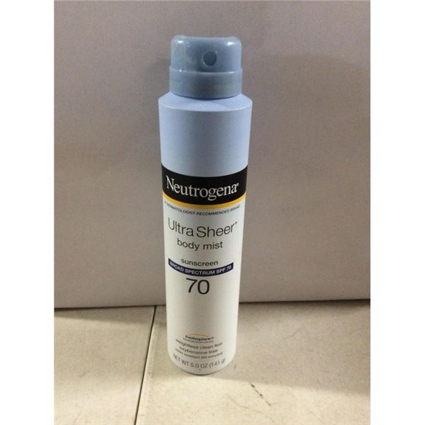 Neutrogena body mist sunscreen SPF 70