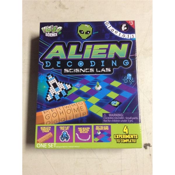 Alien decoding science lab