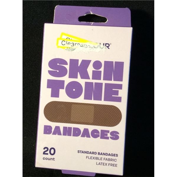 20 skin tone bandages standard bandages flexible fabric latex free