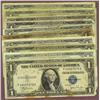 Image 1 : Lot of 10 Silver Certificates- 1935