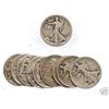 Image 1 : Lot of 10 Walking Liberty Halves-