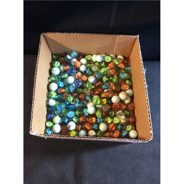 Flat of marbles
