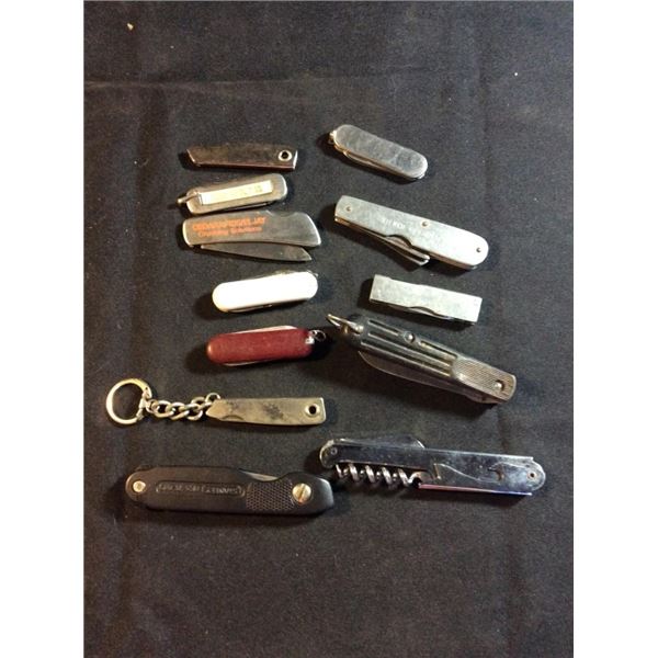 Lot of miscellaneous knives pocket knives