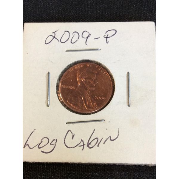 2009 P log cabin Lincoln cent