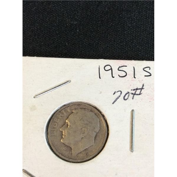 1951S dime