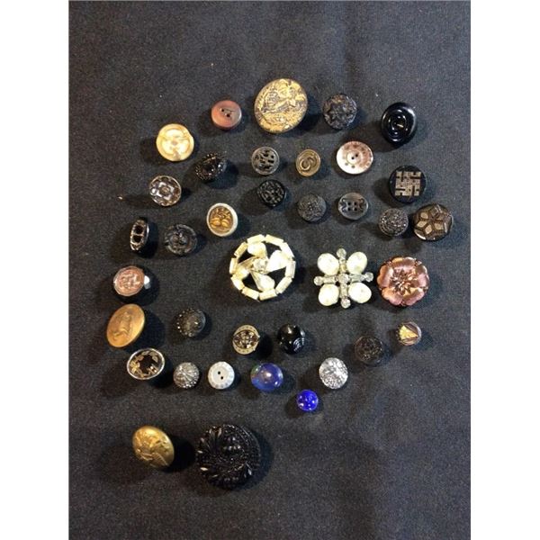 Vintage antique buttons