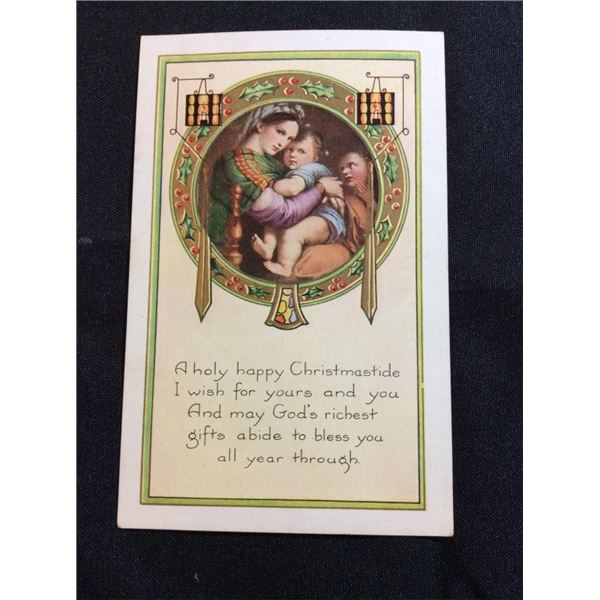 Vintage Christmas postcard