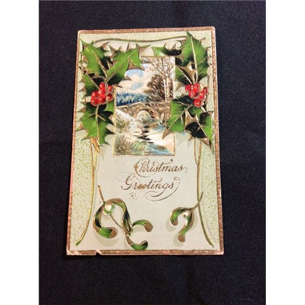 Vintage Christmas postcard