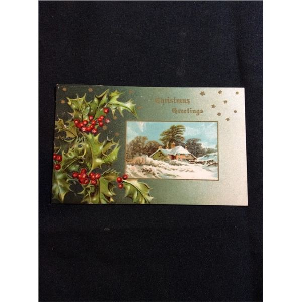 Vintage Christmas postcard