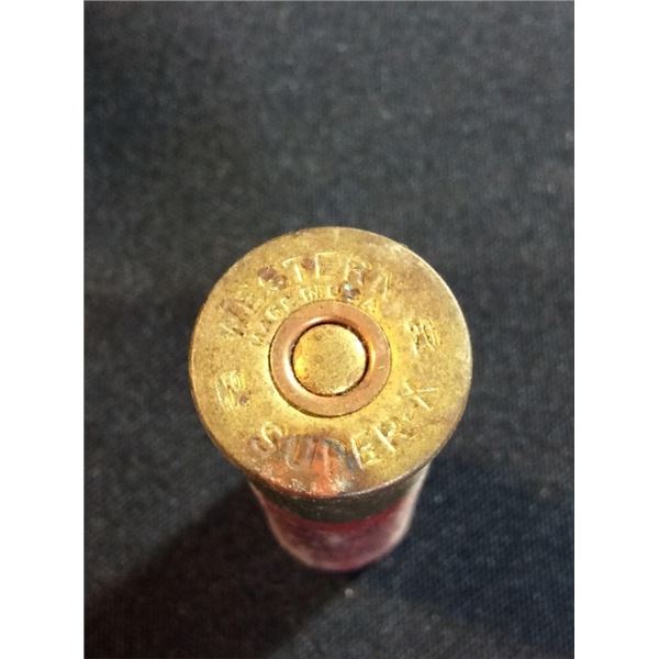 vintage shotgun shell 20 WESTERN super X