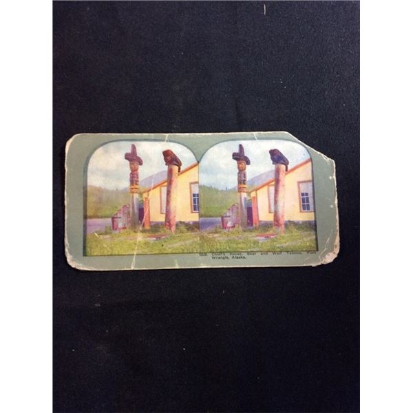 Chiefs house bear and wolf totems fort Wrangler Arkansas