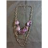 Image 1 : Purple stone necklace