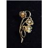 Image 1 : Pearl flower brooch pin