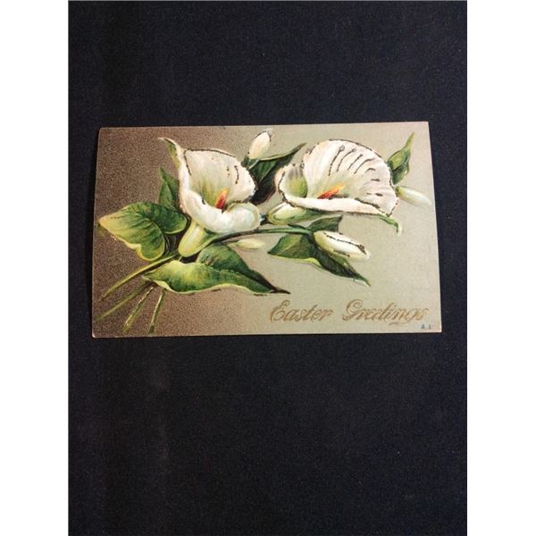 Vintage Easter greeting postcard