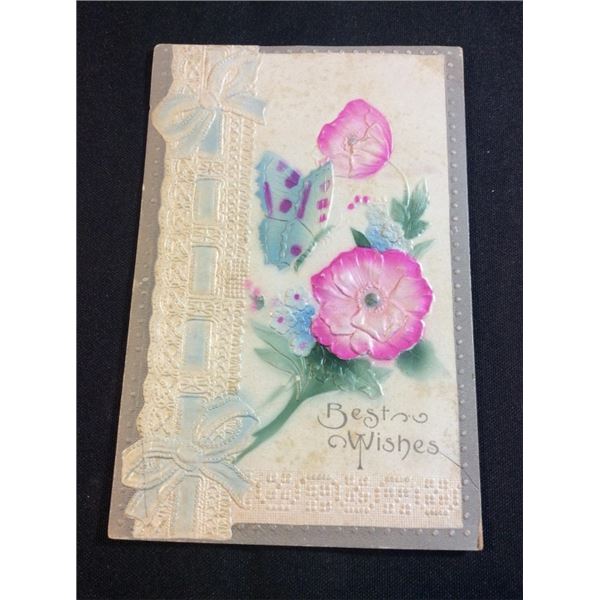 Best wishes postcard