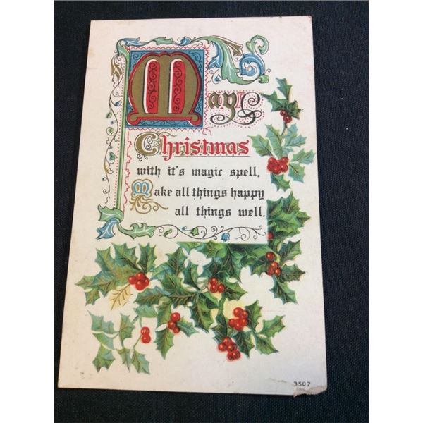 1911 Christmas postcard
