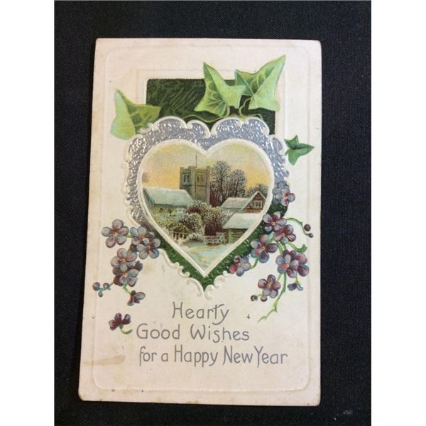 Happy new year postcards