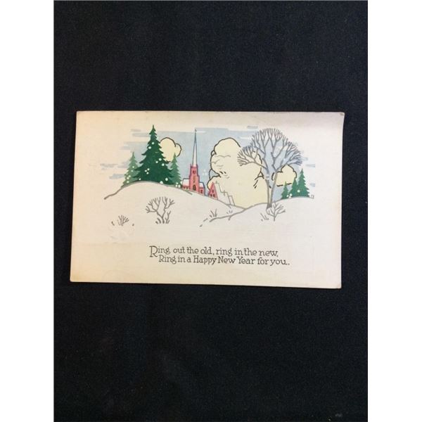 Happy new year postcards