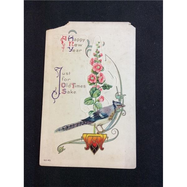 Happy new year postcards