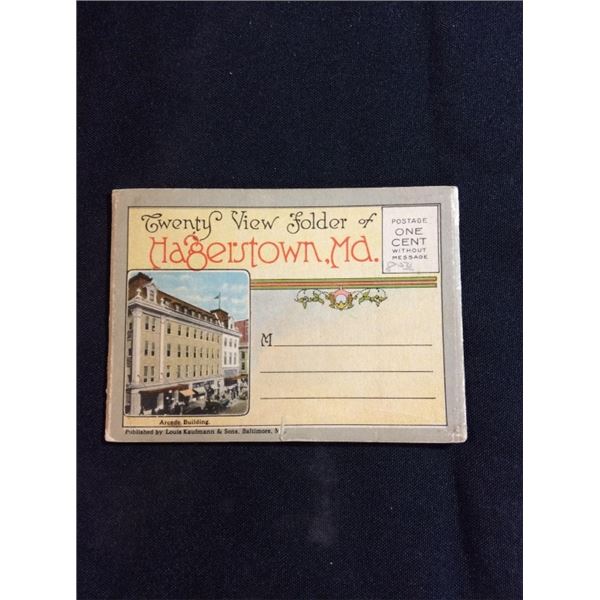 20 view folder of HAgerstown MD
