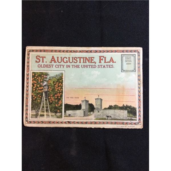 Saint Augustine Florida oldest city in the United States postcard book