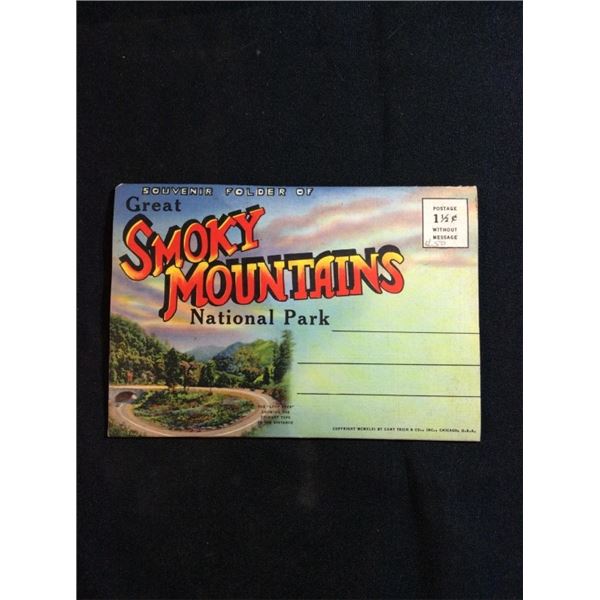 Souvenir folder of great smoky mountains national park