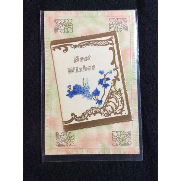Best wishes postcard