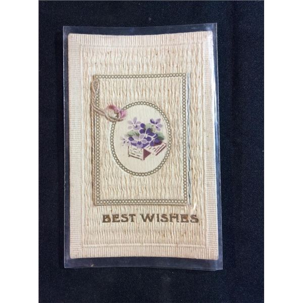 Best wishes postcard