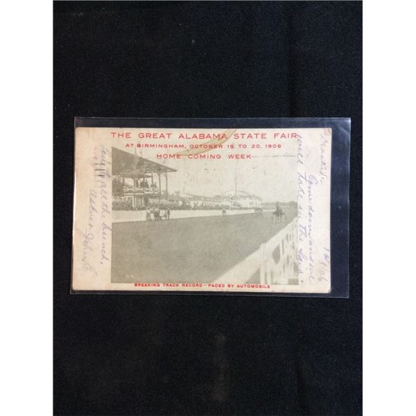 The great Alabama state fair 1906 postcard