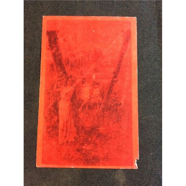 1922 private mailing card