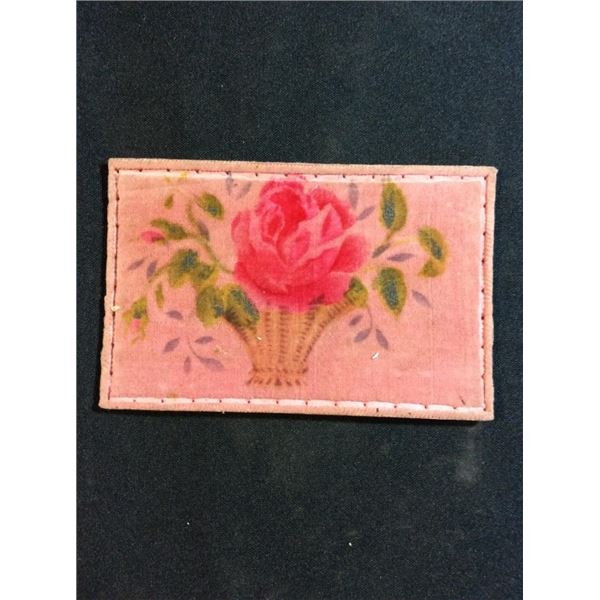 Velvet flower postcard