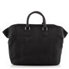 Image 2 : Fendi Black Pequin Canvas Frame Convertible Medium Satchel Bag
