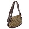 Image 3 : MCM Beige Monogram Visetos Canvas Leather Flap Shoulder Bag